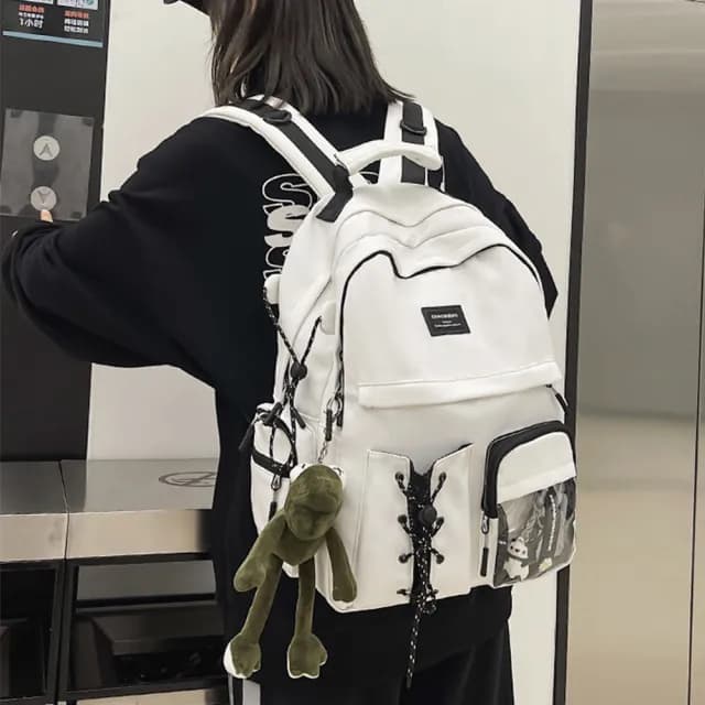 【LEESA】情人節禮物 防水包 後背包\背包女\韓國後背包\旅行包\收納包\男生背包\電腦背包\筆電包\大學書包\