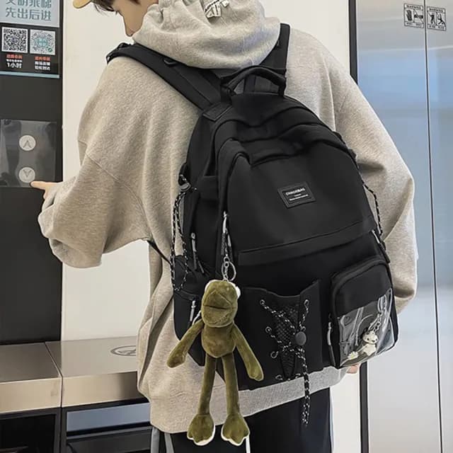 【LEESA】情人節禮物 防水包 後背包\背包女\韓國後背包\旅行包\收納包\男生背包\電腦背包\筆電包\大學書包\