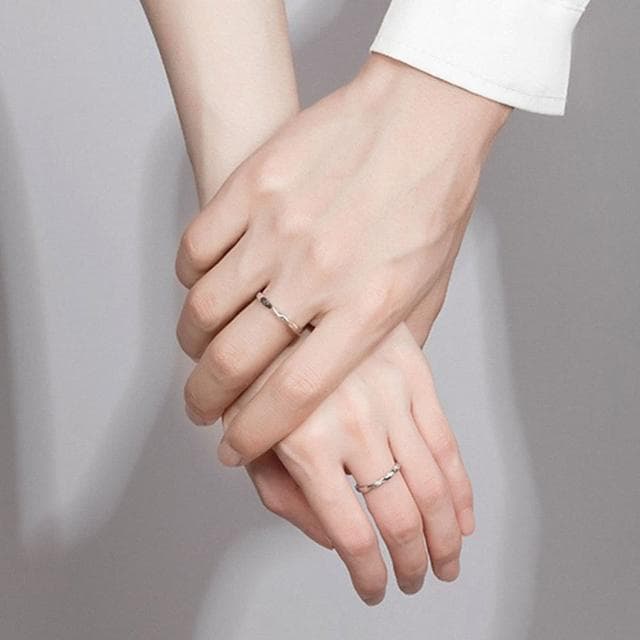 【LEESA】對戒/指環/純銀戒指/可調節戒指/情侶對戒/結婚戒指/求婚戒指/銀戒指/男戒指/女戒指/新婚禮物
