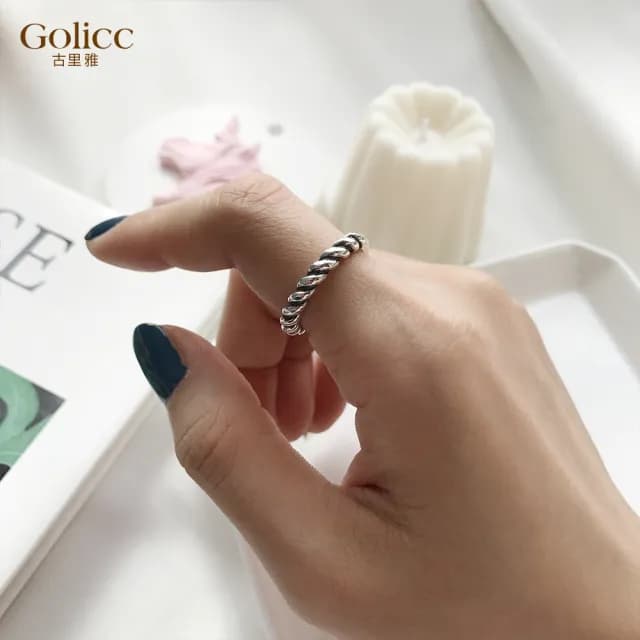 【Golicc】戒指 簡約個性 系列合輯(七夕 情人節 生日 造型戒 食指戒 尾戒 禮物)