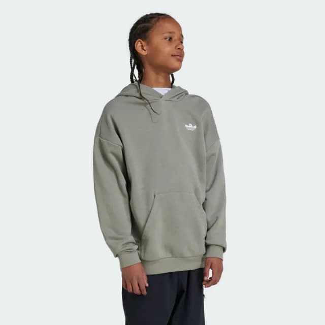 【adidas 愛迪達】SHMOOFOIL 連帽上衣 帽T 童裝 - Originals IZ4654