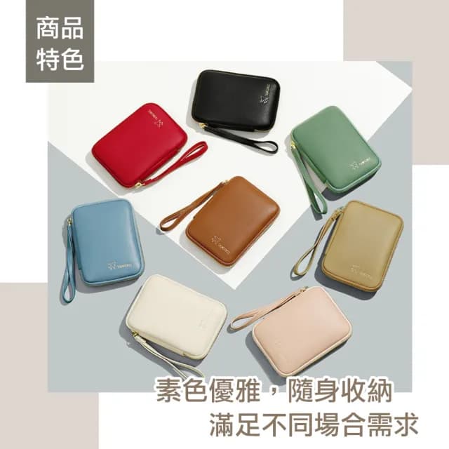 【KaLala】父親節禮物 低調全包覆 登機護照夾/證件SIM卡收納包/拉鍊零錢包