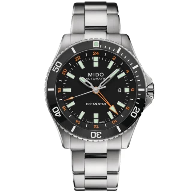 【MIDO 美度】OCEAN STAR GMT 海洋之星 陶瓷圈 機械腕錶 父親節 禮物 送禮 推薦(M0266291105101)