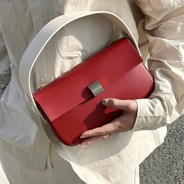 【LEESA】情人節禮物 真皮包包\小方包\側背包\單肩包\手提包\復古包包\氣質小包\小眾包包\歐美包包\韓國包 