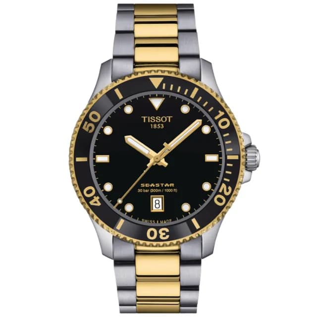 【TISSOT 天梭 官方授權】SEASTAR海星 潛水對錶 畢業禮物 送禮 推薦(T1204102205100/T1202102205100)