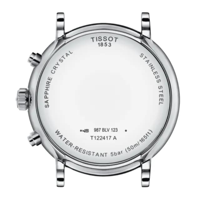 【TISSOT 天梭 官方授權】CARSON系列 紳士計時腕錶 畢業禮物 送禮 推薦(T1224171603300)