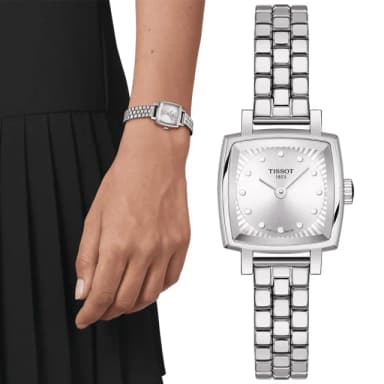 【TISSOT 天梭 官方授權】LOVELY系列 時尚腕錶 母親節 禮物 推薦(T0581091103601)