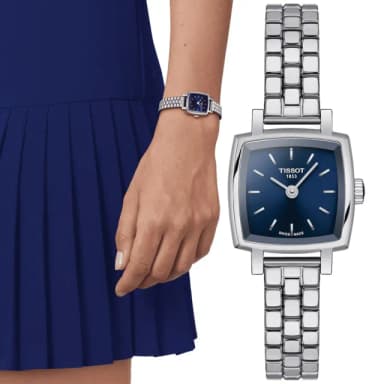 【TISSOT 天梭 官方授權】LOVELY系列 時尚腕錶 母親節 禮物 推薦(T0581091104101)