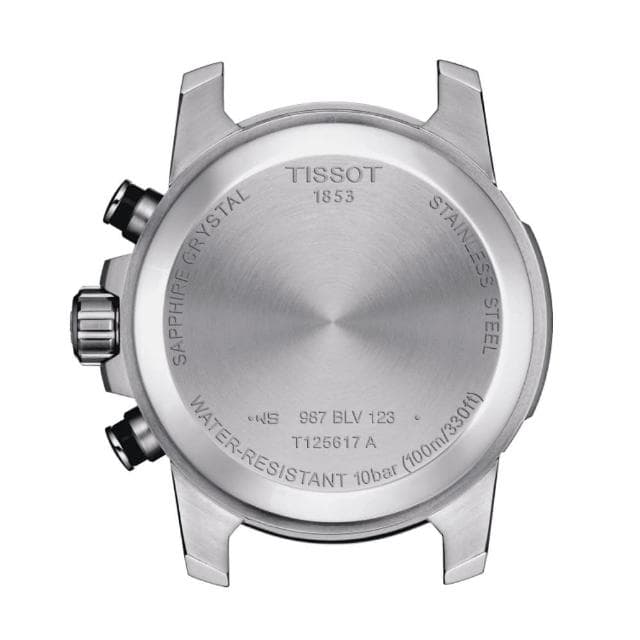 【TISSOT 天梭 官方授權】SUPERSPORT CHRONO 三眼計時腕錶 母親節 禮物 推薦(T1256171705103)