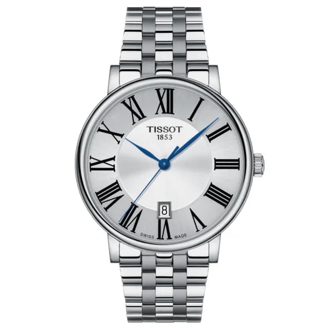 【TISSOT 天梭 官方授權】CARSON系列 簡約時尚腕錶 畢業禮物 送禮 推薦(T1224101103300)
