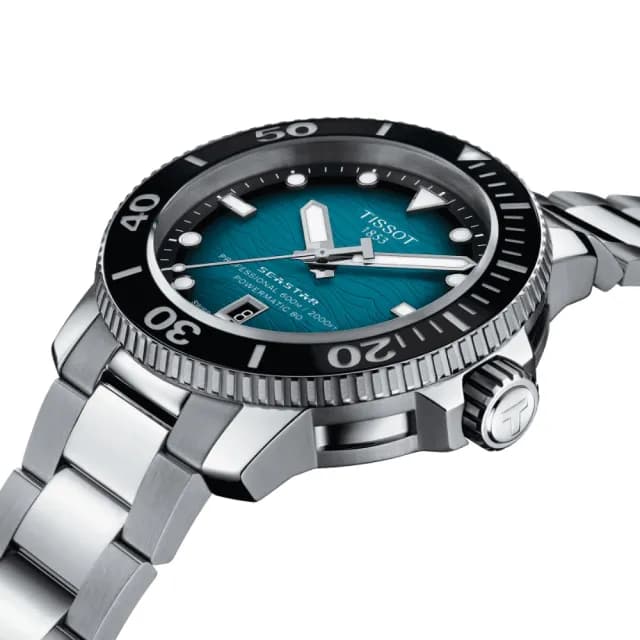 【TISSOT 天梭 官方授權】SEASTAR2000海星系列 潛水機械腕錶 禮物 送禮 推薦(T1206071104100)