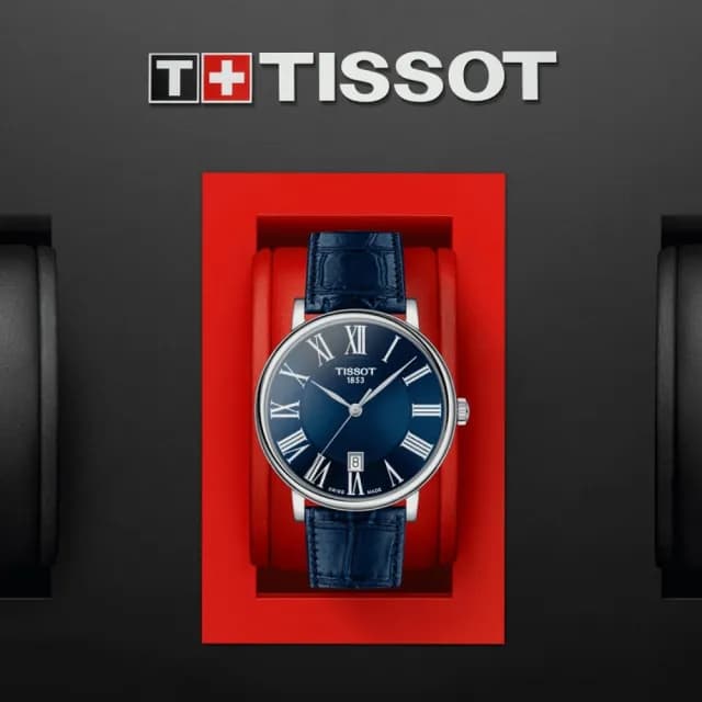 【TISSOT 天梭 官方授權】CARSON系列 簡約時尚腕錶 畢業禮物 送禮 推薦(T1224101604300)