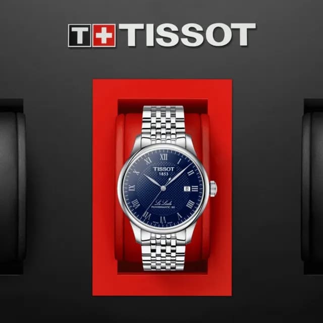 【TISSOT 天梭 官方授權】LE LOCLE 力洛克系列 機械腕錶 畢業禮物 送禮 推薦(T0064071104300)