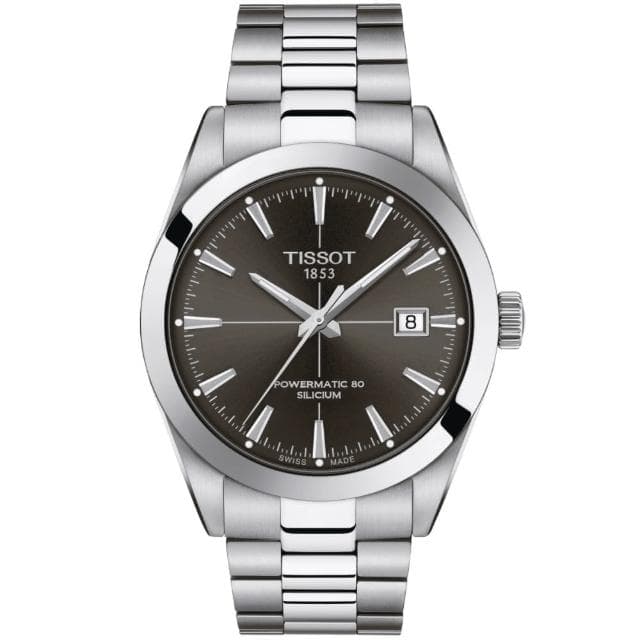 【TISSOT 天梭 官方授權】GENTLEMAN系列 矽 機械腕錶 母親節 禮物 推薦(T1274071106101)