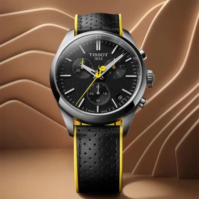 【TISSOT 天梭 官方授權】PR100 特別版 環法自由車賽石英計時手錶-40mm 禮物 推薦(T1504171105100)