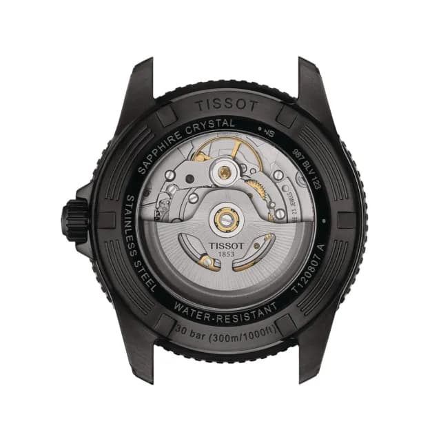 【TISSOT 天梭 官方授權】SEASTAR 1000 海星系列 潛水機械腕錶 父親節 禮物  送禮 推薦(T1208073305100)