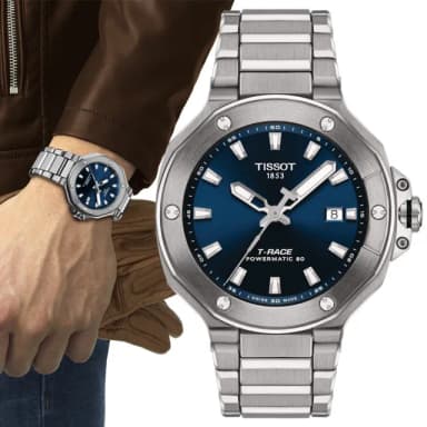 【TISSOT 天梭】T-RACE 競速系列 機械腕錶 畢業禮物 送禮 推薦(T1418071104100)