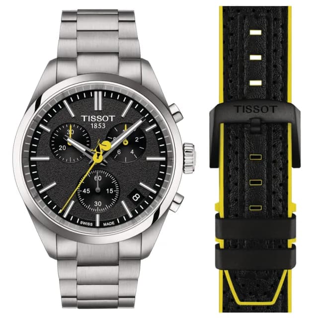 【TISSOT 天梭】PR100系列 環法特別款 計時腕錶 畢業禮物 送禮 推薦(T1504171105100)
