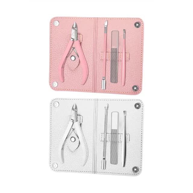 【Gabor】去死皮剪指甲護理套裝 4件套 美甲修剪工具 交換禮物(指甲銼/死皮推/死皮剪)