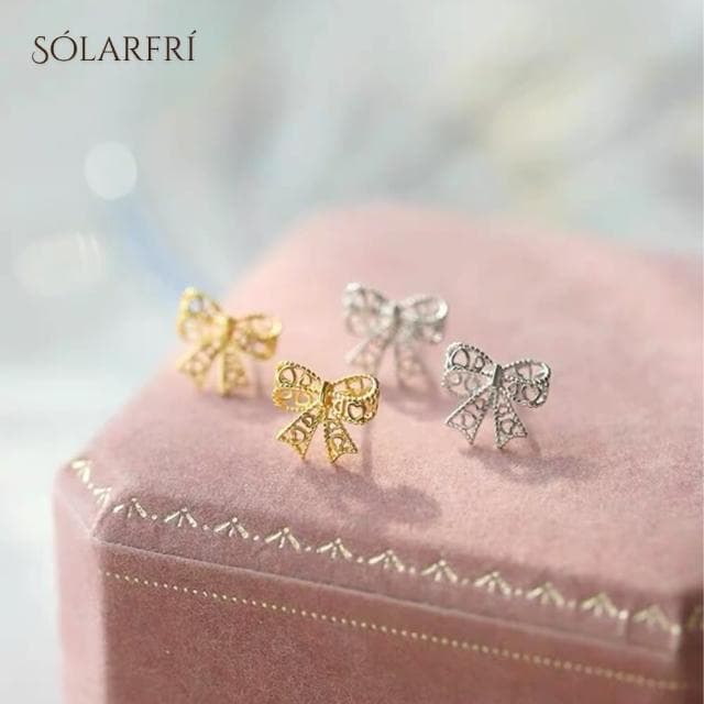 【SOLARFRi】銀針耳環｜優選親膚材質配戴舒適 附品牌禮盒包裝(閨蜜情人女友母親老婆禮物)