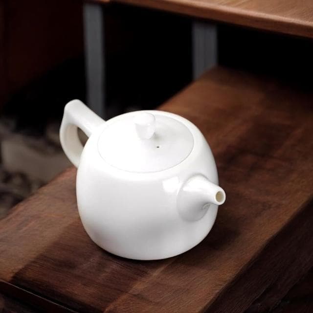 【美味好伙伴】羊脂玉瓷井欄壺(高白瓷 茶具 茶壺 泡茶壺 茶杯)