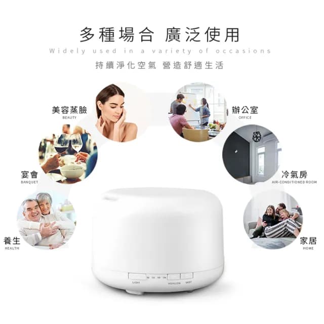 【DREAMCATCHER】無印風香薰機水氧機(加濕器/薰香機/香氛機/小夜燈/交換禮物/薰香機/父親節禮物)