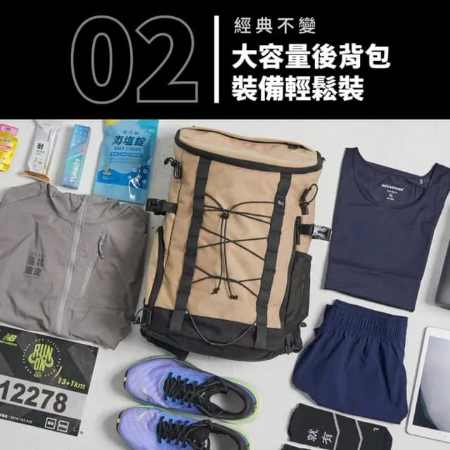 【運動筆記 BIJI】雙11 情人節禮物 第三代運動裝備包(軍綠色/沙棕色)