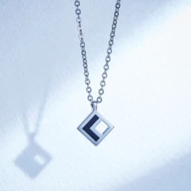 【Colantotte 克郎托天】情人節.父親節.送禮首選! SQUARE不鏽鋼磁石項鍊(獨創新品)
