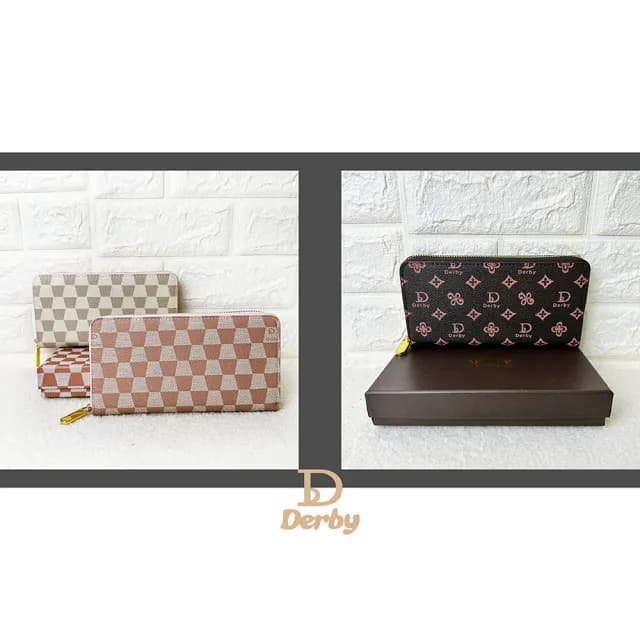 【Derby】雙11 拉鍊長夾、多格層皮夾、拉鍊錢包 60017