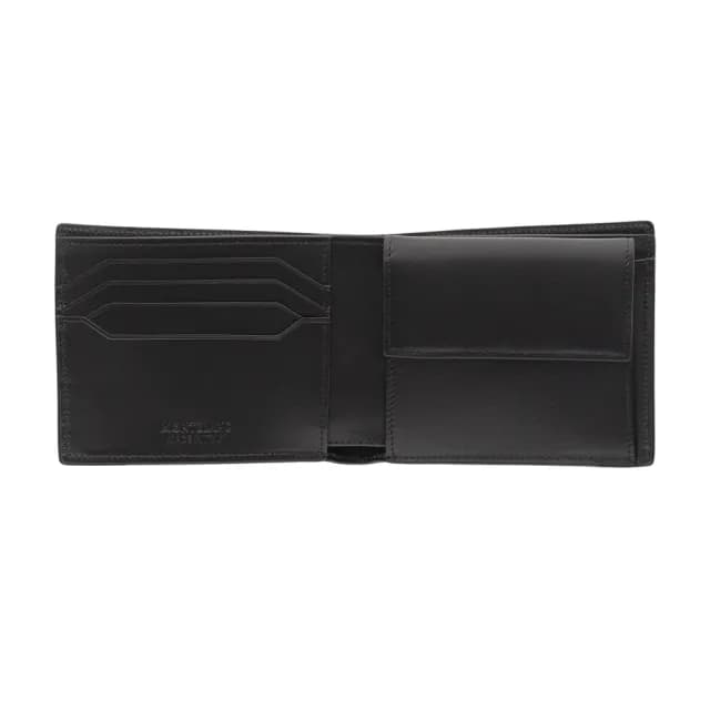 【MONTBLANC 萬寶龍】大師系列 4 卡牛皮零錢包短夾(新  品  上  市)