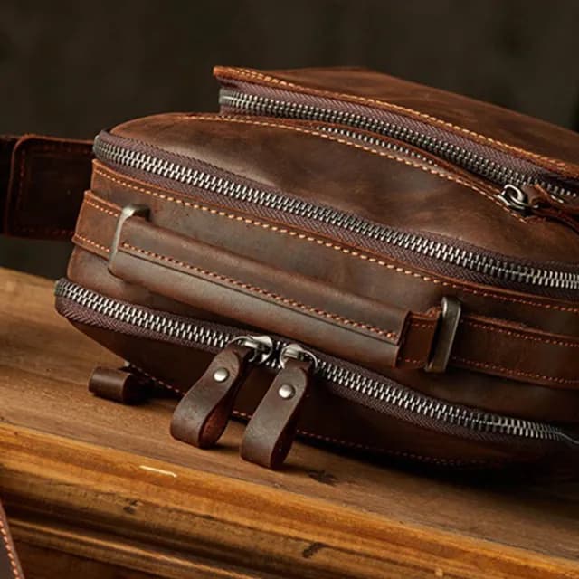 【KT DADA】雙11 牛皮斜背包 郵差包 男士包包 男包 真皮包包 斜背包 爸爸禮物 男生包包 生日禮