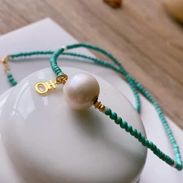 【MoonDy】情人節禮物 項鍊 珍珠鎖骨鏈 女生飾品 珍珠項鍊 細項鍊 串珠項鍊 短項鍊 鎖骨鍊 送女友