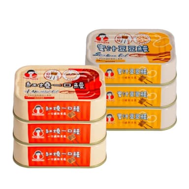 【東和食品】一口鰻*3罐+豆豆鰻-3罐(好媽媽的味道/送禮推薦)