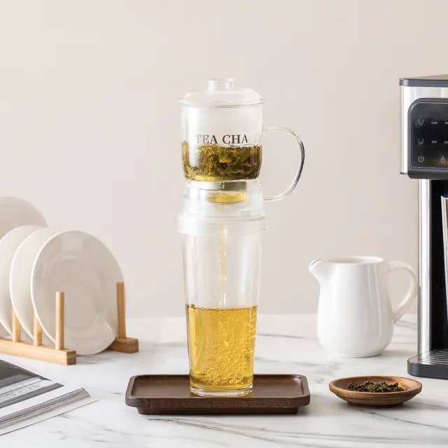 【TEA CHA 茶理先生】輕放出茶 泡茶神器BENNY壺(玻璃聰明壺 茶壺 濾茶器)