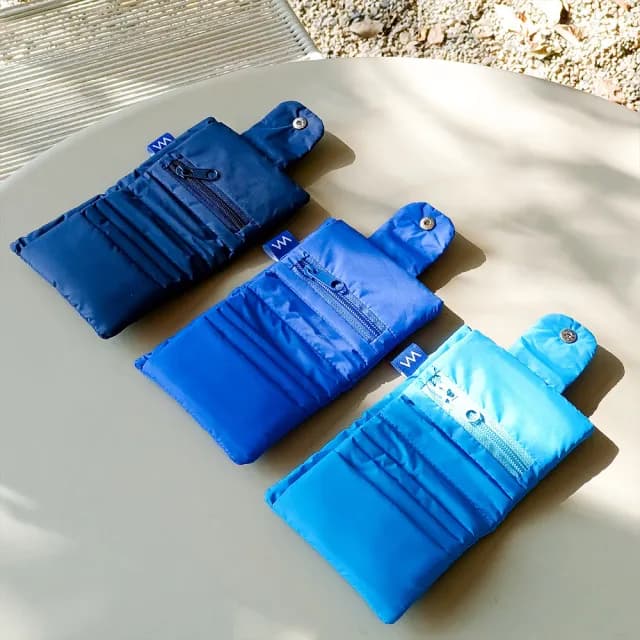 【HUKMUM】泰國設計潮牌HUKMUM Bubble Wallet尼龍防潑水零錢包短夾(防水包 口袋皮夾 交換禮物)