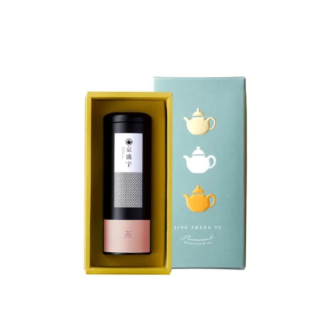 【京盛宇】心願禮盒 桂香包種50g罐裝茶葉(100%台灣茶葉/附提袋)