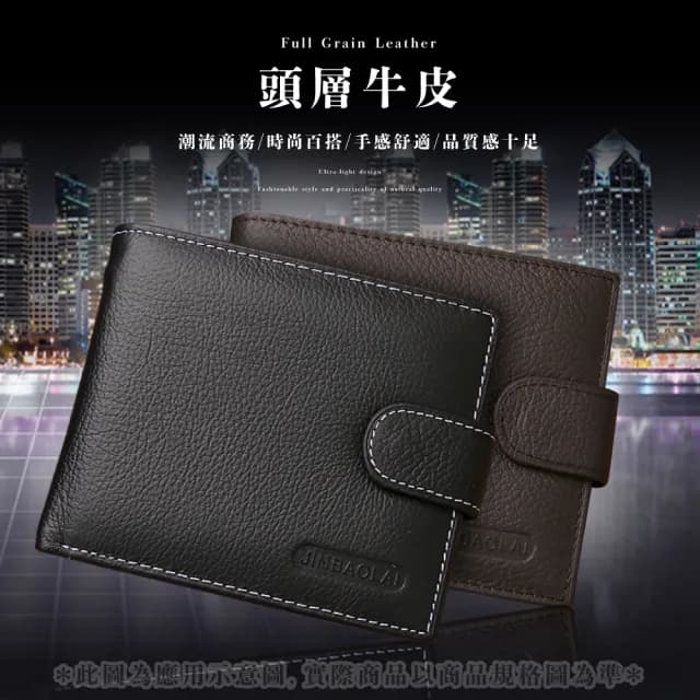 【高檔時尚】父親節禮物 高質感復古風縫線真皮包包 短夾(多卡位 柔軟頭層牛皮 男用皮夾 皮包 零錢包