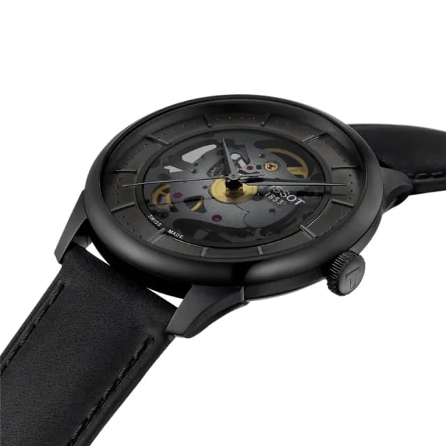 【TISSOT 天梭】杜魯爾系列 鏤空機械腕錶 畢業禮物 送禮 推薦(T1398363644100)