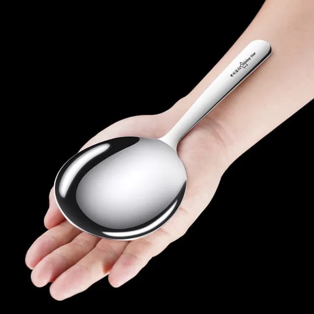 【PUSH!】餐具廚房用品 304不銹鋼湯匙 漏勺 分菜勺 分餐勺 公用勺 漏勺 飯店級餐具(湯匙漏勺 組合 E198)