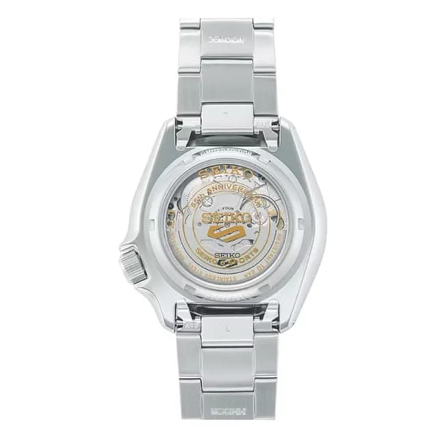【SEIKO 精工】5 Sports 55周年限量 熱帶橘 機械錶 男錶 父親節禮物(SRPK07K1/4R36-15C0U)