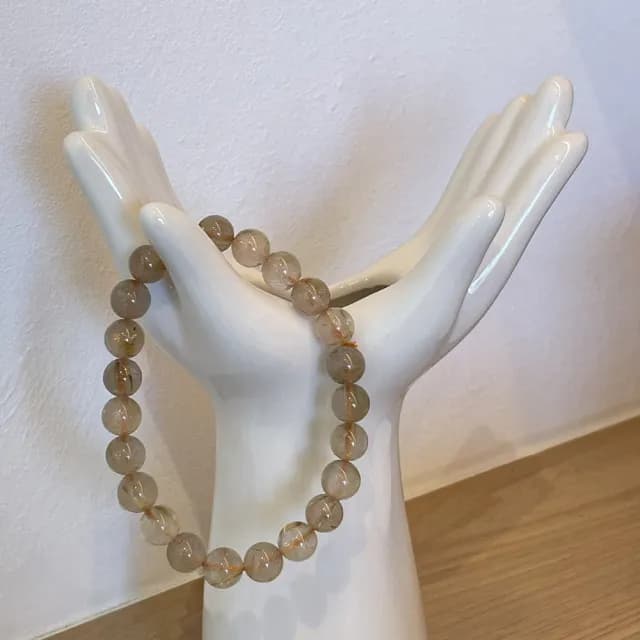 【Penny珮妮】巴西老礦鈦晶金髮晶手鍊8mm(母親節禮物/交換禮物/送女友/送閨蜜/生日禮物/情人節)