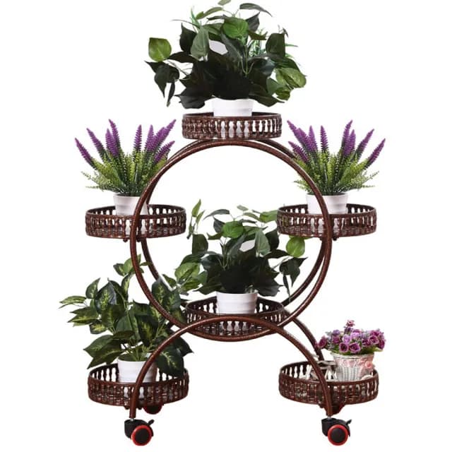 【PKS】盆栽架 花架 花盆架(植物架 戶外花架 園藝花架 花架陽臺收納架 客☆落地花架 陽臺花架)