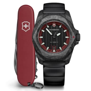 【VICTORINOX 瑞士維氏】I.N.O.X 十週年特別版 限量 碳纖維 機械腕錶 母親節 禮物 推薦(VISA-242024.1)