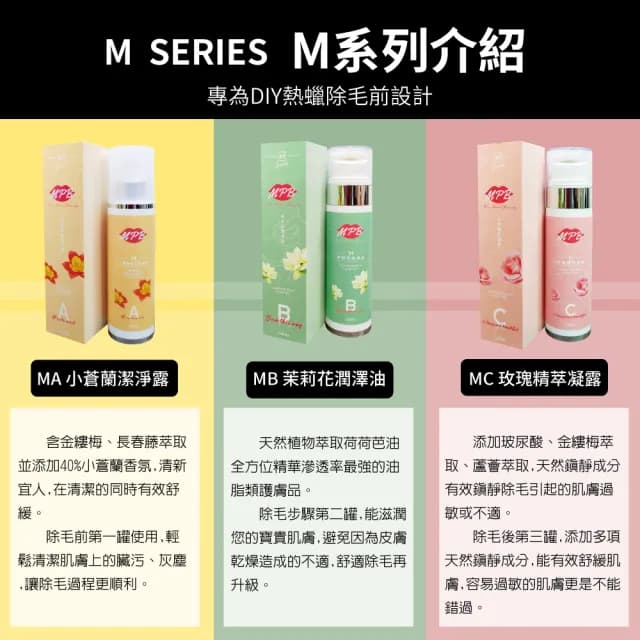 【MPB巴黎小姐】除毛保養護理組(除毛 除毛保養 除毛護理 雷射除毛 去毛 脫毛 凝露 母親節禮物)