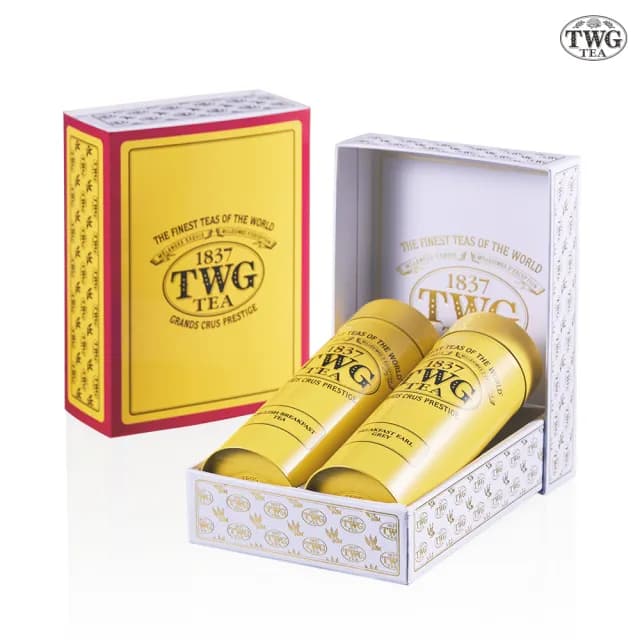 【TWG Tea】晨曦之空茶組 Morning Sky Tea Set(英式早餐茶100gx1+伯爵早餐茶100gx1)