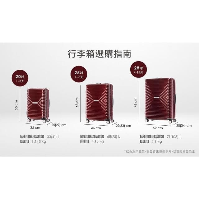 【Samsonite 新秀麗】28吋 ASTRA 立體光澤輕量PC可擴充大容量耐衝擊行李箱/光芒箱/旅行箱(多色可選)