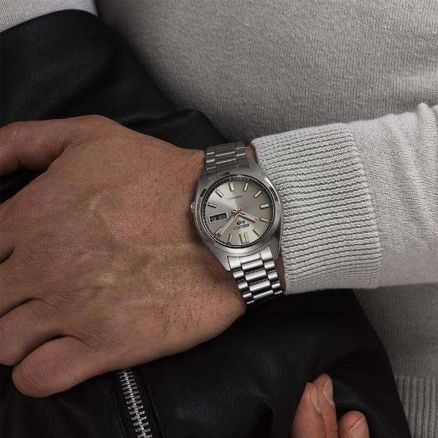 【SEIKO 精工】5 Sports系列 SNXS 復古風 機械腕錶 母親節 禮物 推薦(SRPK91K1/4R36-15M0N)