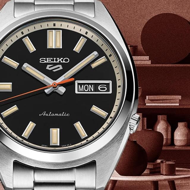 【SEIKO 精工】5 Sports系列 SNXS 復古風 機械腕錶 母親節 禮物 推薦(SRPK89K1/4R36-15M0D)