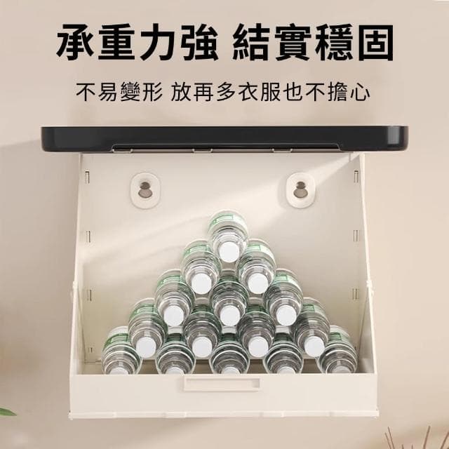 【zLife】免打孔無痕浴室收納盒 壁掛式防水儲物置物架 洗手間廁所 墻上收納架(母親節禮物)