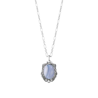 【Georg Jensen 官方旗艦店】2025 HERITAGE 項鍊(氧化純銀 瑪瑙)